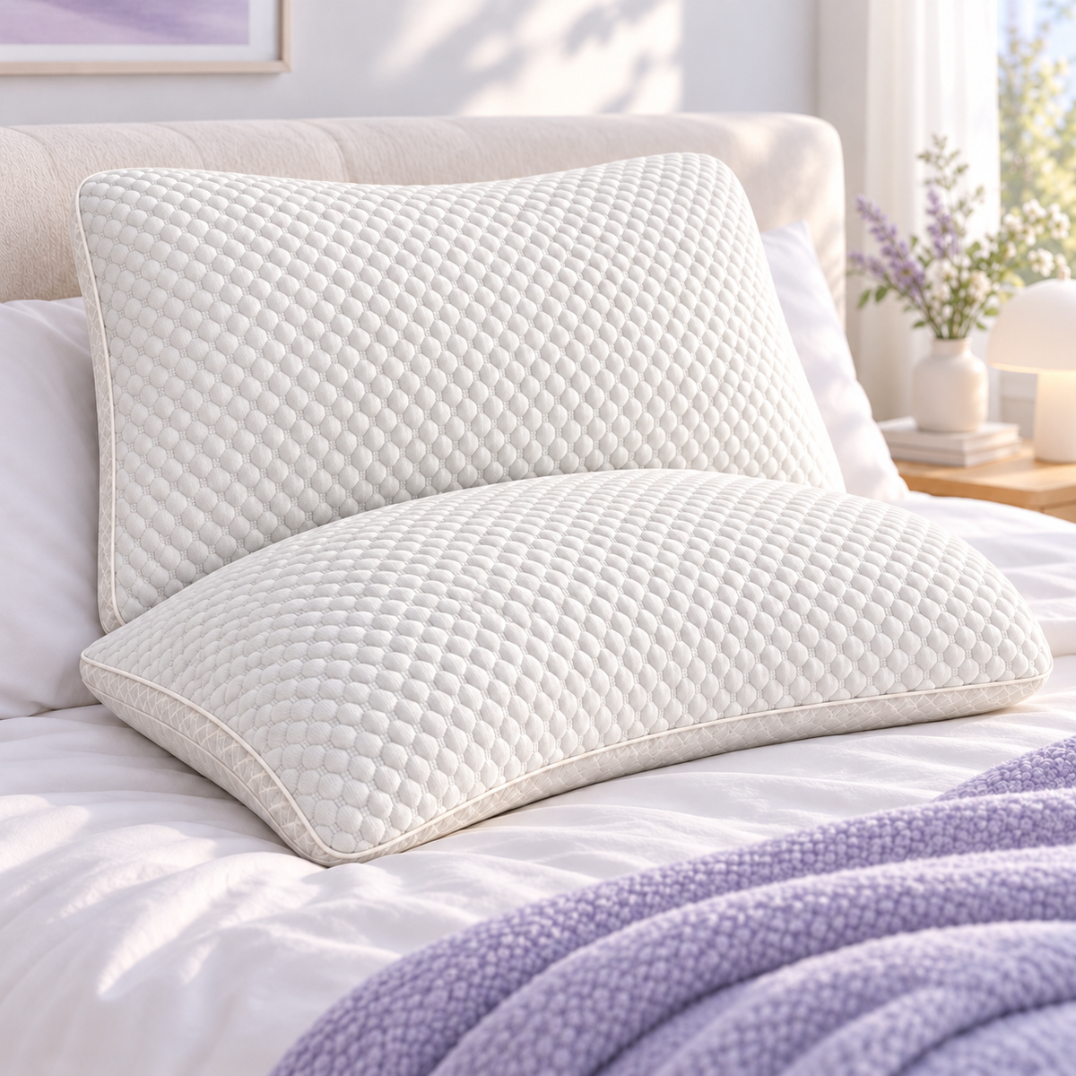 Nexly CloudPillow™ | Premium 2-Pack Support Pillow Set